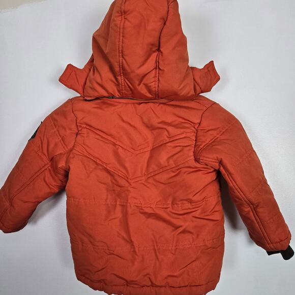 Bear trail Kids Puffer coat orange 3T - Picture 6 of 6